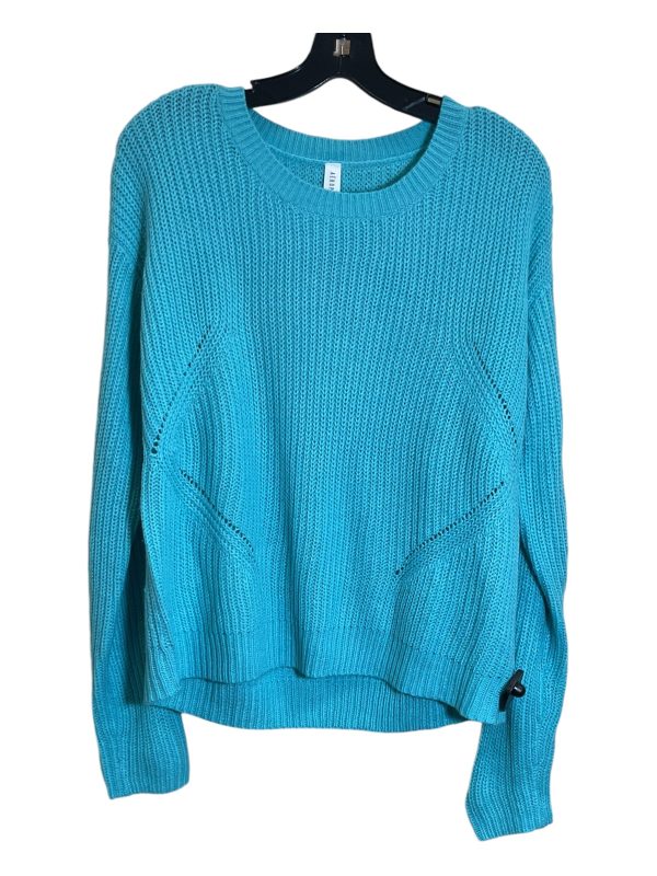 Sweater By Aeropostale In Teal, Size: L Hot on Sale