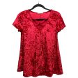 Top Short Sleeve By Entro In Red, Size: S For Discount