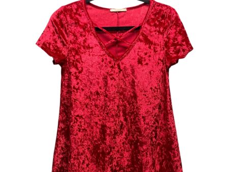 Top Short Sleeve By Entro In Red, Size: S For Discount