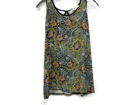 Top Sleeveless By Loft In Black & Yellow, Size: Xl Discount