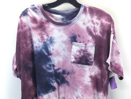 Top Short Sleeve By So In Purple, Size: S Online Hot Sale