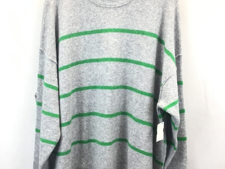 Sweater By Aerie In Green & Grey, Size: Xl Online Sale