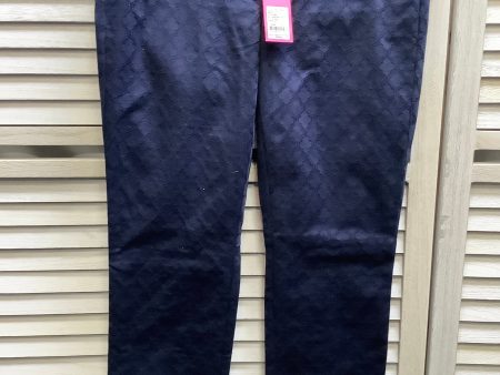 Navy Pants Cropped Lilly Pulitzer, Size 2 Fashion