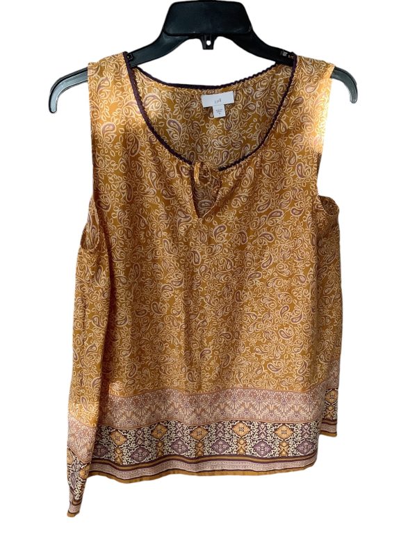 Top Sleeveless By J Jill In Yellow, Size: M Cheap