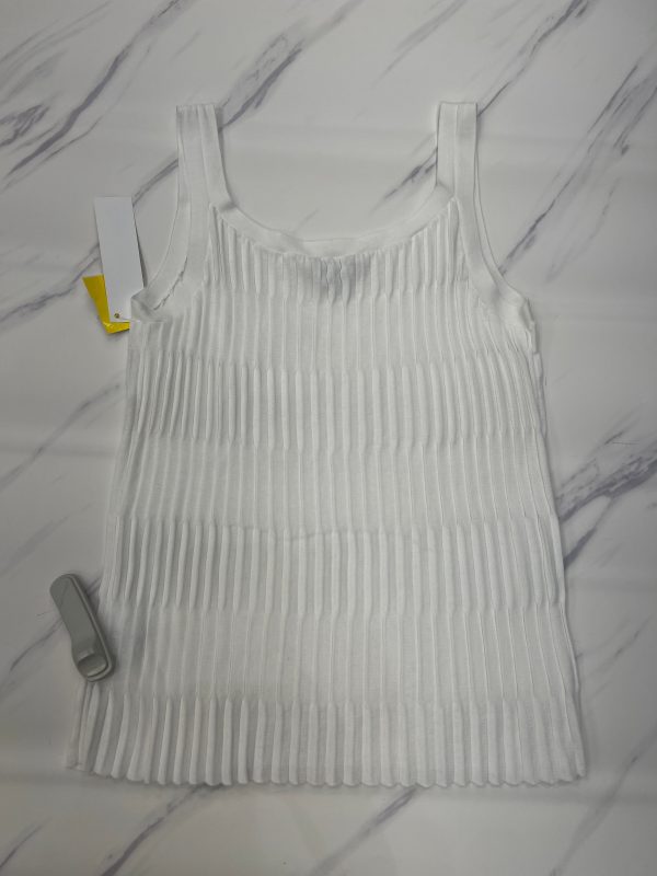 Top Sleeveless By Lafayette 148 In White, Size: L Online now