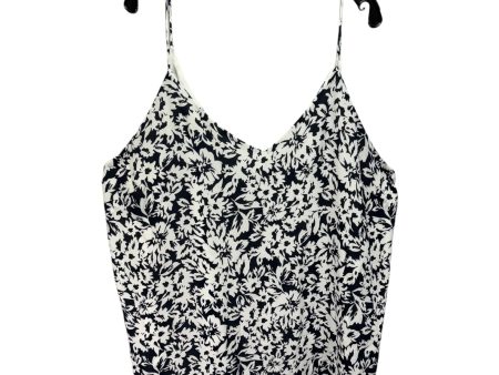 Top Sleeveless By H&m In Blue & White, Size: Xxl on Sale