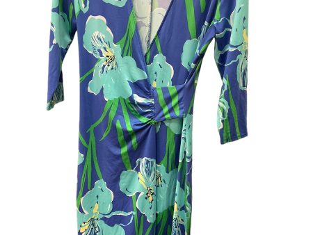 Blue Green Dress Designer Lilly Pulitzer, Size S Supply