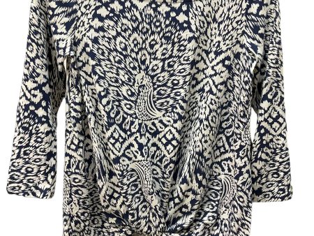 Blue White Top 3 4 Sleeve Lilly Pulitzer, Size Xs Discount