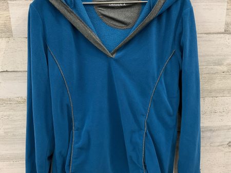 Athletic Sweatshirt Hoodie By Danskin In Blue, Size: Xl Online Sale