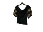 Top Short Sleeve By Free People In Black, Size: S Fashion